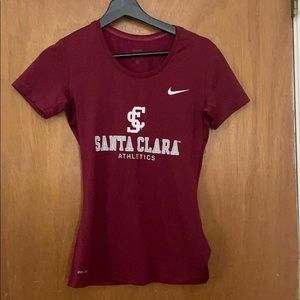 NWOT Nike Santa Clara University Athletics Top